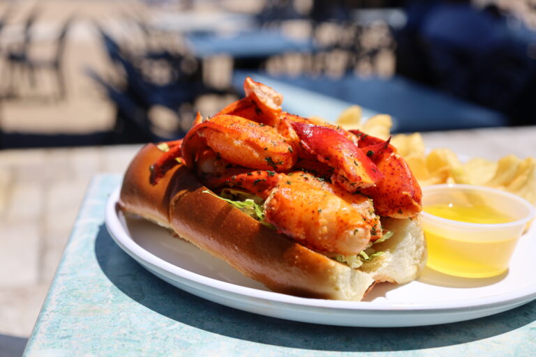 Lobster Roll From Ballard's Block Island