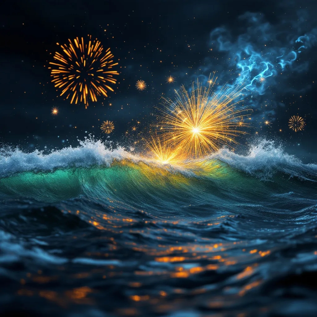 fire works on block island